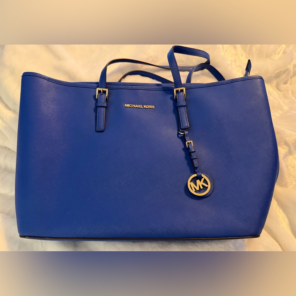 Michael Kors Vibrant Blue Tote - Picture 3 of 8